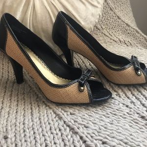 Franco Sarto “Goodbye” Peep Toe Heels